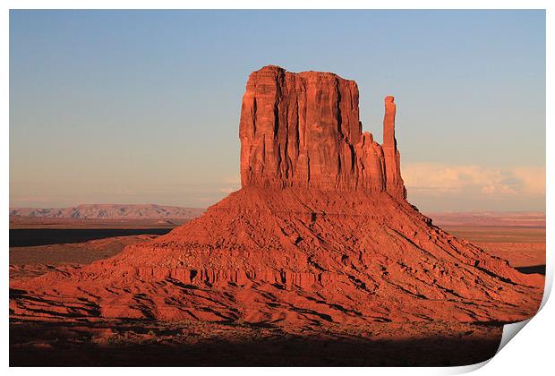 One of the Mittens - Monument Valley AZ Print by Chris Pickett