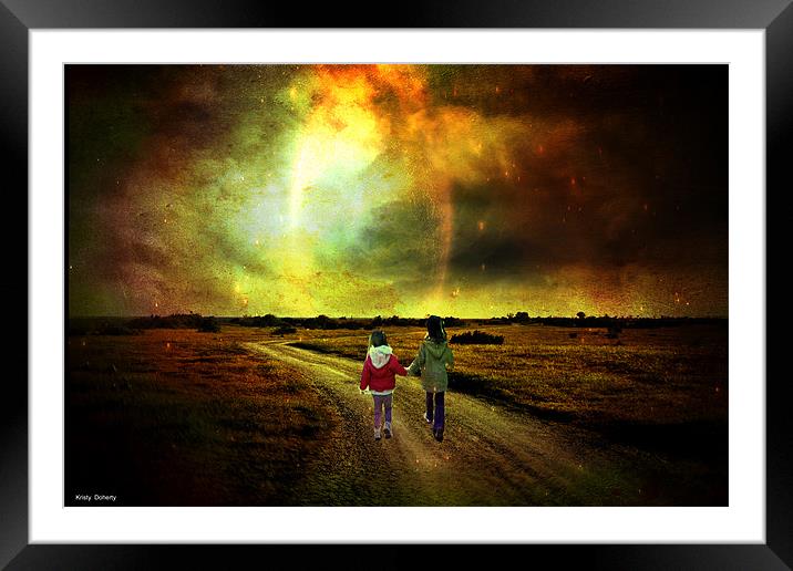 come on Framed Mounted Print by kristy doherty