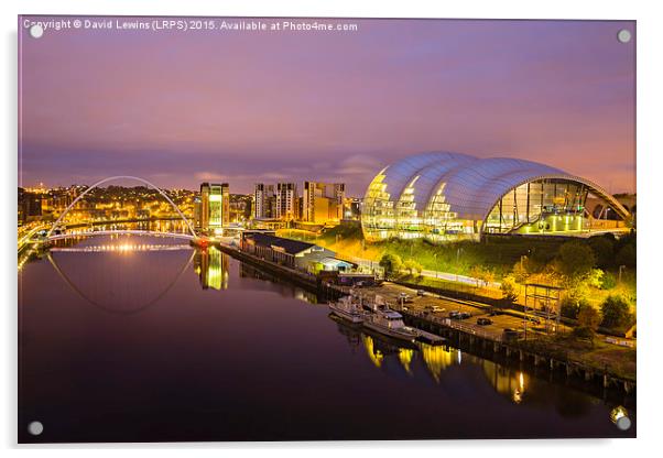 Sage Gateshead Acrylic by David Lewins (LRPS)