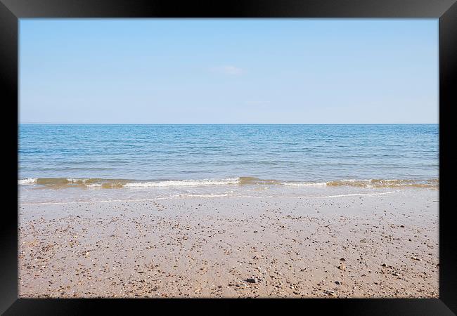 Tenby beach. Wales, UK. Framed Print by Liam Grant