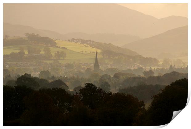  Cumbrian Morning Print by Gavin Wilson