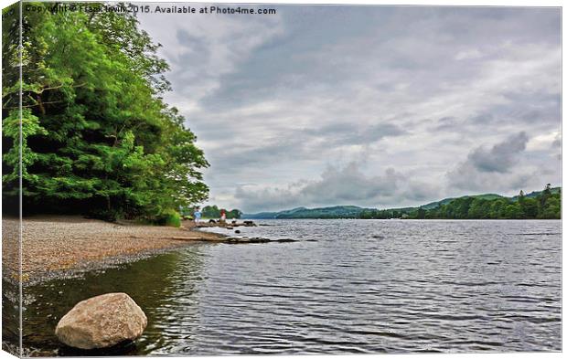  Coniston Water Canvas Print by Frank Irwin
