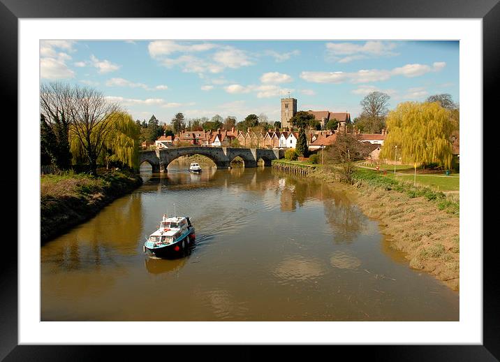  Aylesford Bridge  Framed Mounted Print by Terry Hunt