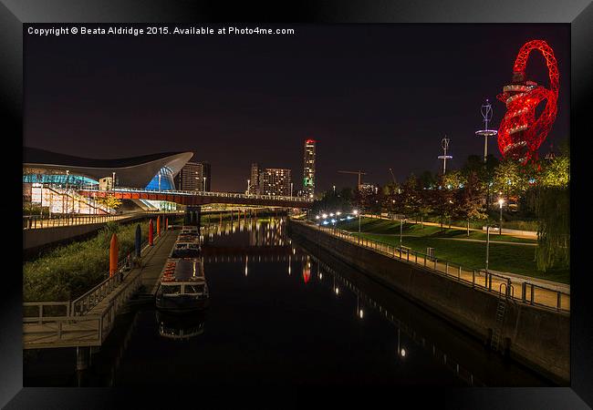 Olympic park Framed Print by Beata Aldridge