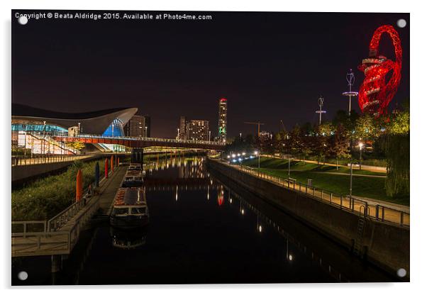 Olympic park Acrylic by Beata Aldridge