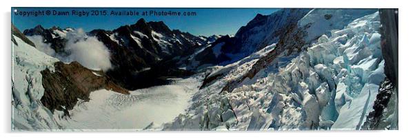  The Eiger, Switzerland Acrylic by Dawn Rigby