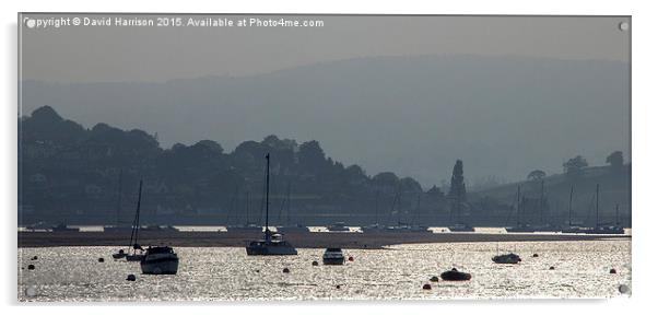  "Evening on the Exe" Acrylic by David Harrison