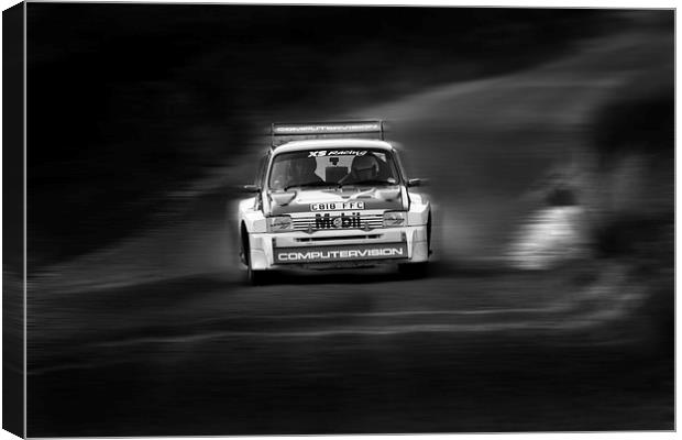 Austin Metro 6R4 Group B Rally Car Canvas Print by Oxon Images
