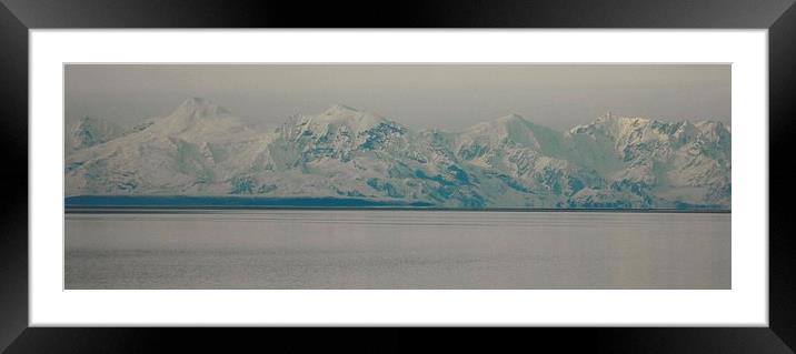 Alaska Distance Shot Framed Mounted Print by Erin Hayes