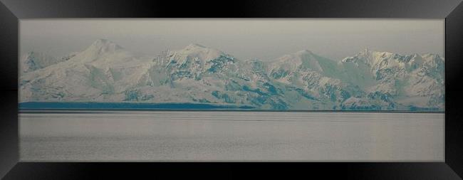 Alaska Distance Shot Framed Print by Erin Hayes