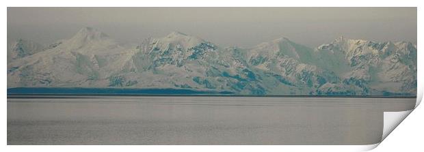 Alaska Distance Shot Print by Erin Hayes