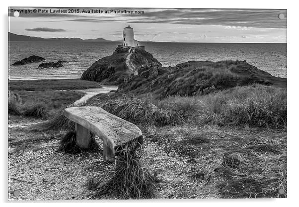 Twr Mawr Lighthouse   Llanddwyn Island Anglesey Acrylic by Pete Lawless