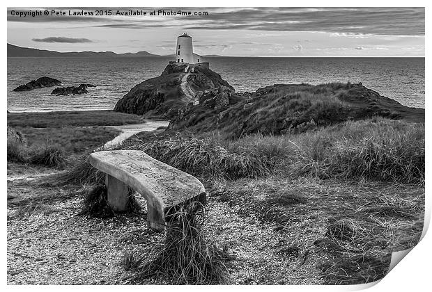  Twr Mawr Lighthouse   Llanddwyn Island Anglesey Print by Pete Lawless