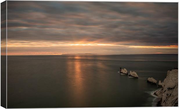  The Needles at dusk Canvas Print by David Oxtaby  ARPS