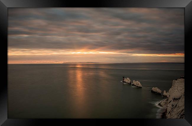  The Needles at dusk Framed Print by David Oxtaby  ARPS