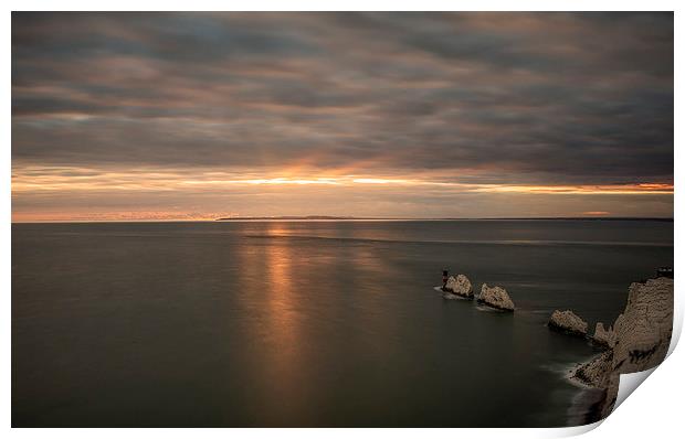  The Needles at dusk Print by David Oxtaby  ARPS