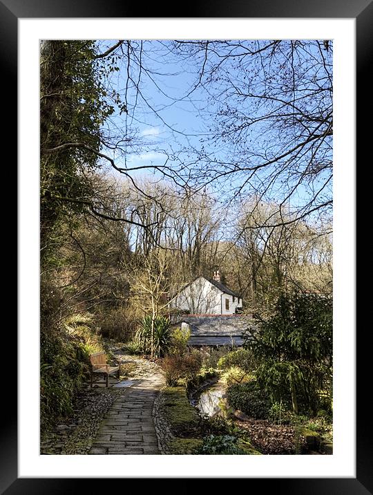 Path to Docton Mill House Framed Mounted Print by Mike Gorton