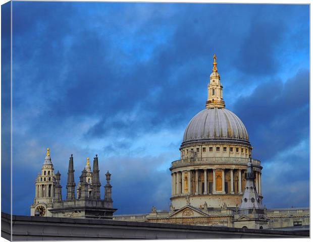 St Pauls Canvas Print by Victor Burnside