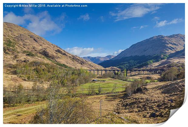  Glenfinnan Print by Alex Millar