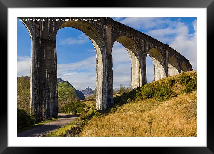  Glenfinnan Viaduct Framed Mounted Print by Alex Millar