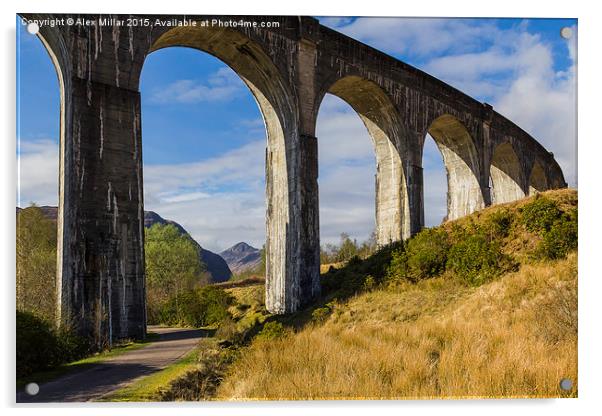  Glenfinnan Viaduct Acrylic by Alex Millar