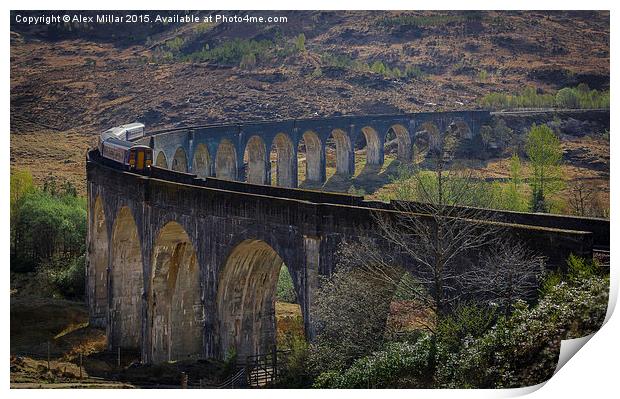  Glenfinnan Viaduct Print by Alex Millar