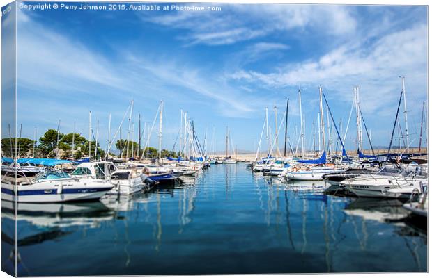 Harbour View Canvas Print by Perry Johnson