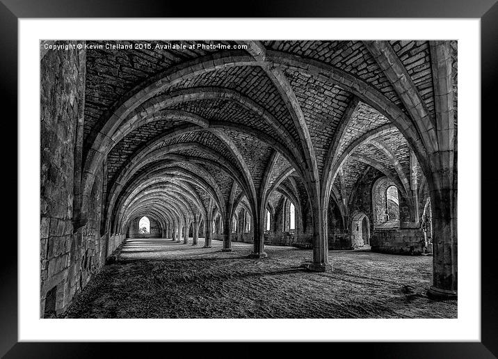  Fountains Abbey Framed Mounted Print by Kevin Clelland