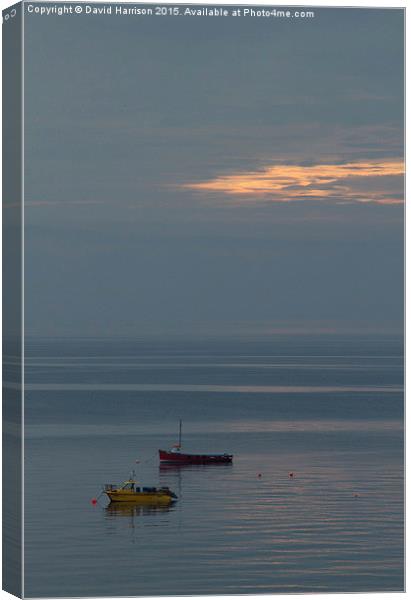  "Early Morning Calm" Canvas Print by David Harrison