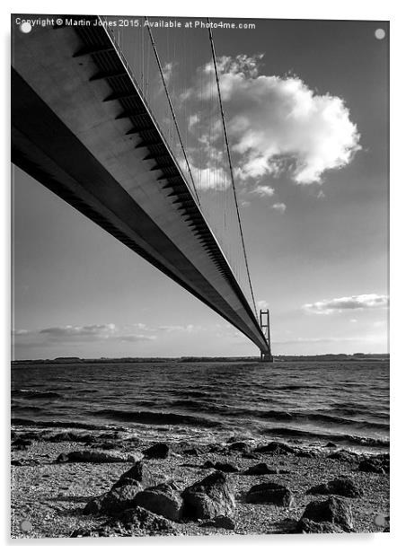  Bridge over the river Humber Acrylic by K7 Photography