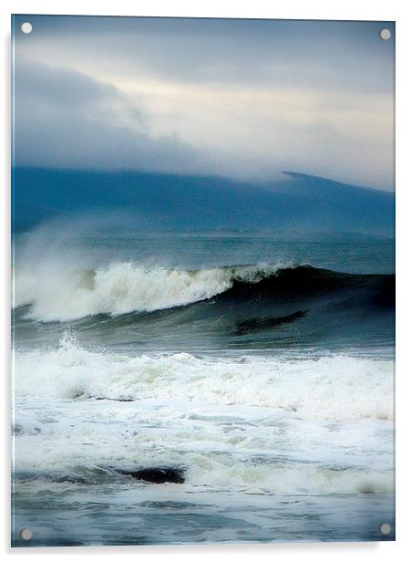  Dornoch Surf Acrylic by Laura McGlinn Photog