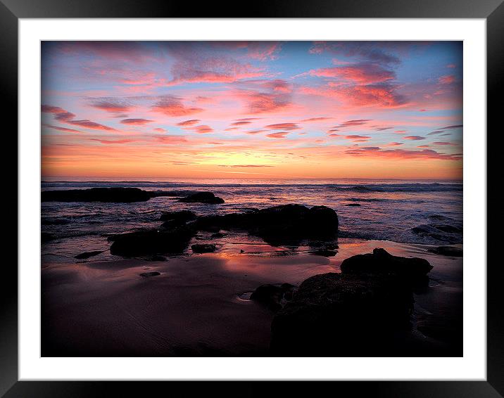  Dornoch Sunrise Framed Mounted Print by Laura McGlinn Photog