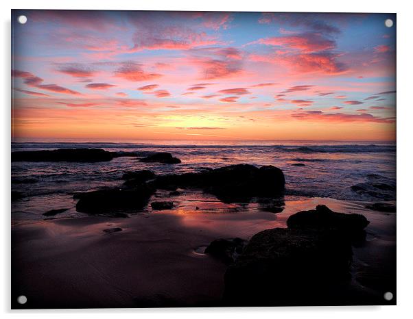  Dornoch Sunrise Acrylic by Laura McGlinn Photog