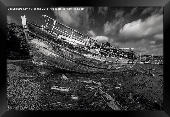  Shipwreck Framed Print by Kevin Clelland