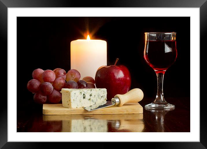  Cheese Board Framed Mounted Print by Des O'Connor