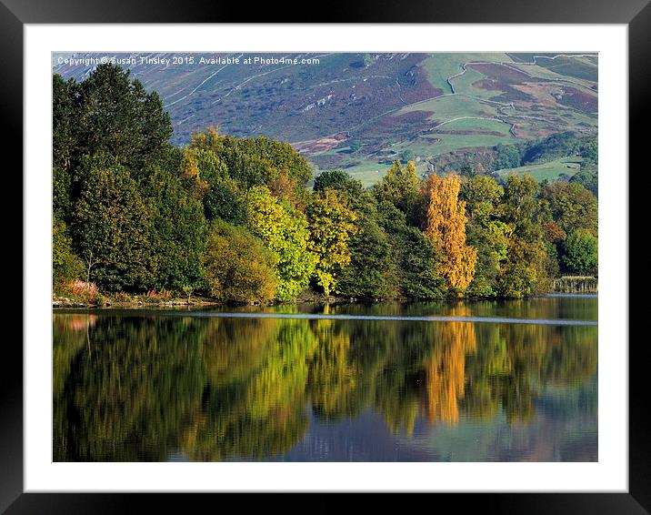 Grasmere reflections Framed Mounted Print by Susan Tinsley
