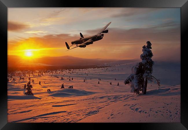  A Winter Sortie Framed Print by J Biggadike