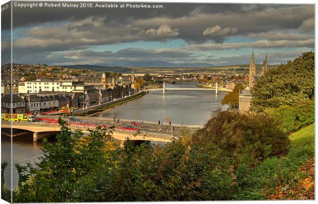  Inverness - Capital of the Highlands Canvas Print by Robert Murray