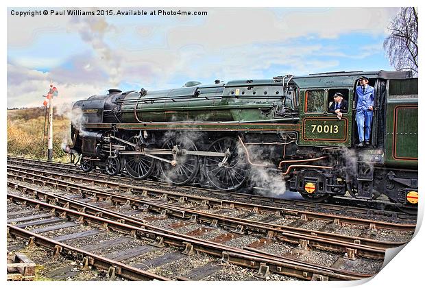 70013 "Oliver Cromwell" Print by Paul Williams