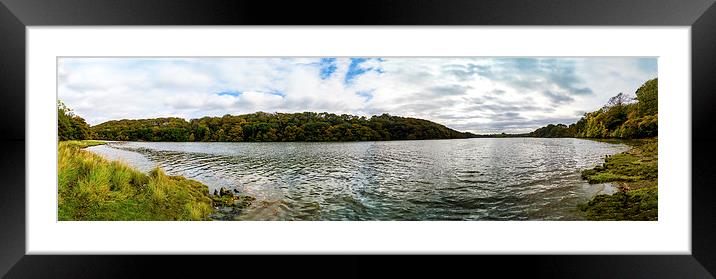  fall by the river Framed Mounted Print by keith sutton