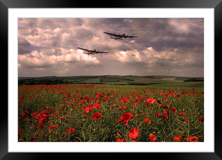 Brothers In Arms Framed Mounted Print by J Biggadike