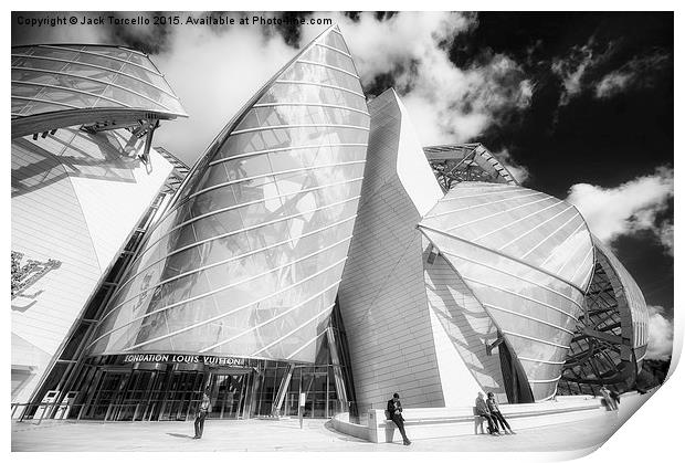  Louis Vuitton Paris by Frank Gehry Print by Jack Torcello