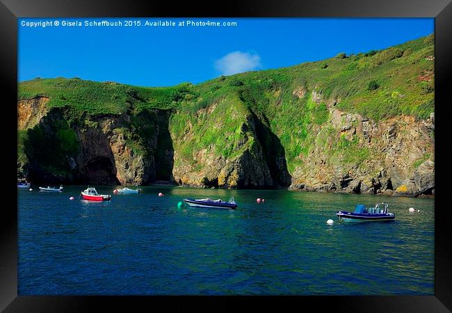  Sark Framed Print by Gisela Scheffbuch