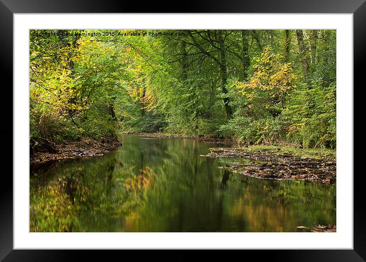  River Teign on Dartmoor Framed Mounted Print by Pete Hemington