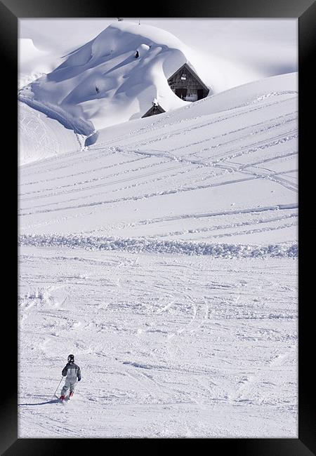 Vogel ski resort, Bohinj, Triglav National Park Framed Print by Ian Middleton
