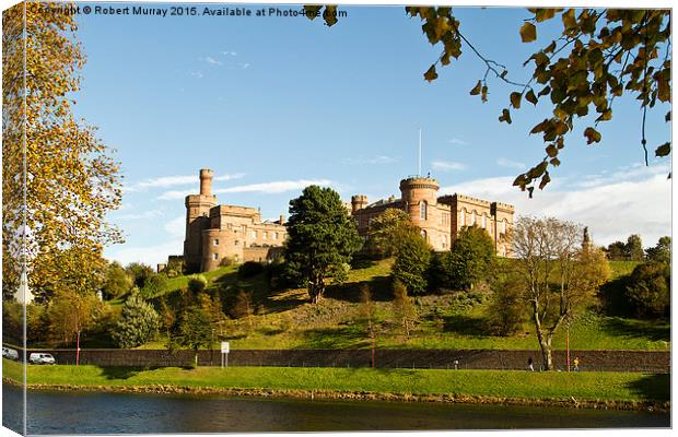  Inverness Castle Canvas Print by Robert Murray