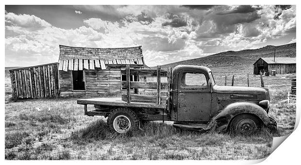  Old Pick Up Truck  Print by paul lewis