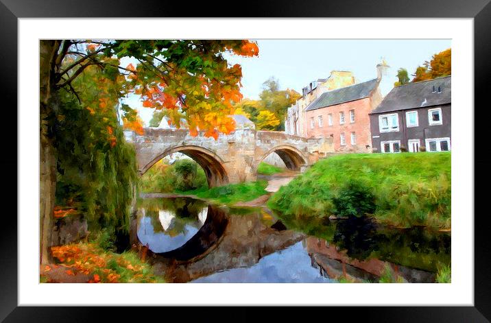  kelso-scottish borders Framed Mounted Print by dale rys (LP)