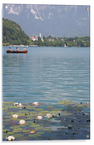 Lake Bled, Slovenia Acrylic by Ian Middleton