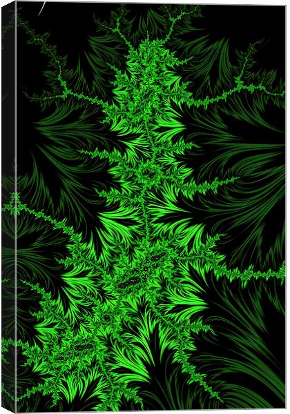 Green Creeper Canvas Print by Steve Purnell